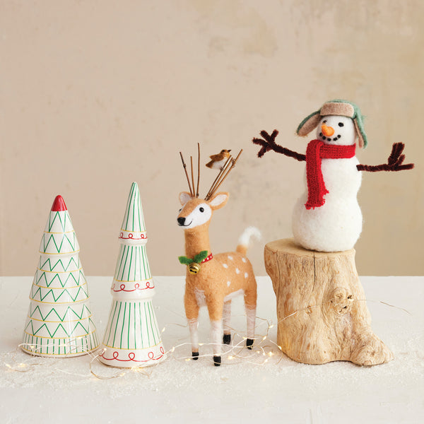Ceramic Trees with Pattern, 2 Styles