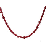 72" Plastic & Tinsel Ball Garland, Red