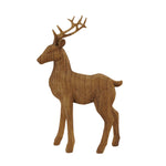 Resin Deer - Wood Finish, 9.5"H