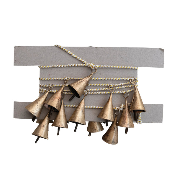 Metal Bell Garland, 72"L