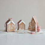 Gingerbread House Ornament, 3 Styles