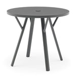 Yes Round Bistro Table, 31.5"Dia, Anthracite Aluminum (Chairs Sold Separately)