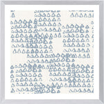 Motif in Blue III, 17.5" x 17.5"