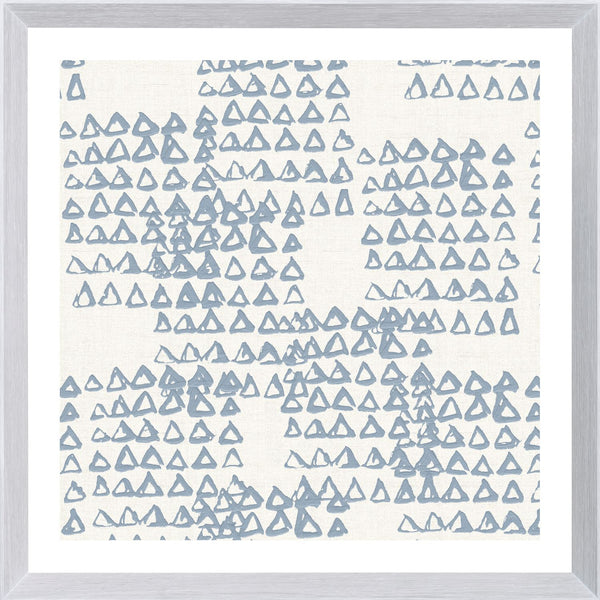 Motif in Blue III, 17.5" x 17.5"