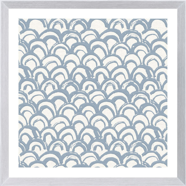 Motif in Blue IV, 17.5" x 17.5"