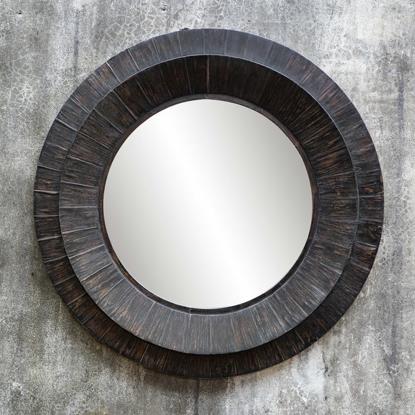 Corral Round Mirror, 40"W x 2"D x 40"H