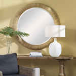 Mariner Round Mirror, Natural, 47"Dia.