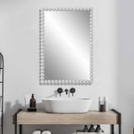 Serna Vanity Mirror, White, 21"W X 30"H