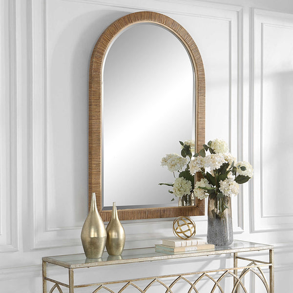 Cape Arch Mirror, Natural, 32"W X 52"H