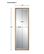 Paradise Mirror, 24"W x 72"H