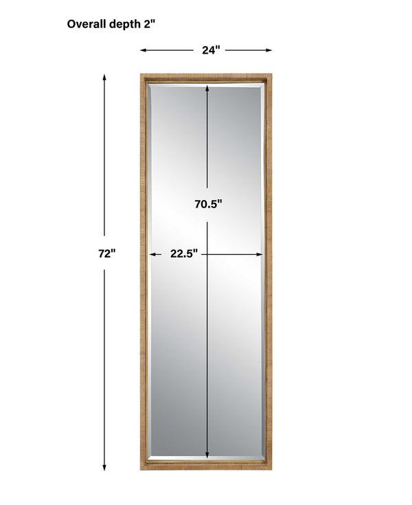 Paradise Mirror, 24"W x 72"H