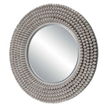 Portside Round Mirror, Grey, 40" Dia.