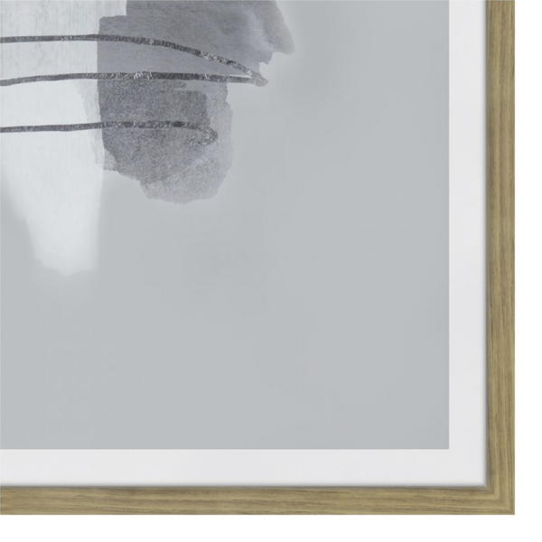 Wisdom 2 Abstract Ink Print Wall Décor, 31.5"W x 1.25"D x 47.25"H