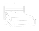 Emmit Bed - Effie Linen, King & Queen
