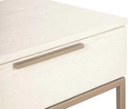 Rebel 3-Drawer Console Table Champagne Gold / Cream