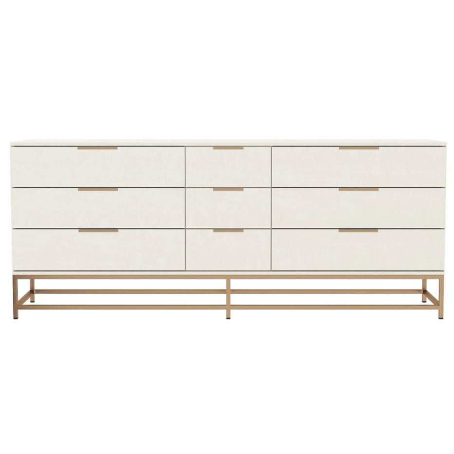 Rebel Dresser Large, Champagne Gold/Cream