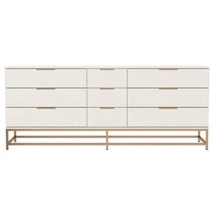 Rebel Dresser Large, Champagne Gold/Cream