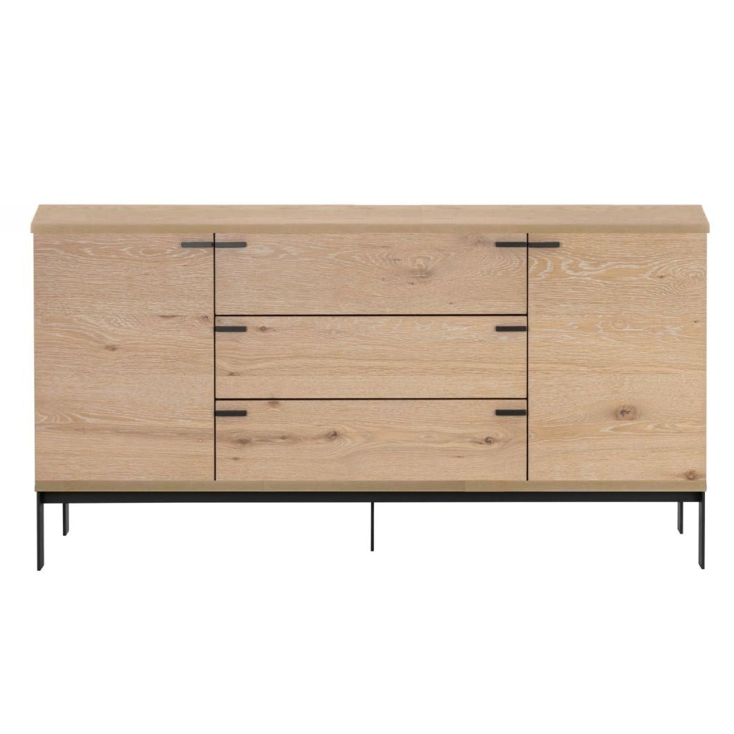 Rosso Sideboard, Rustic Oak, Medium, 66.5"W