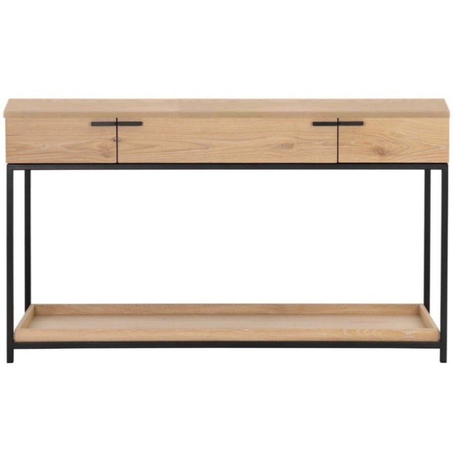 Rosso Console Table, Rustic Oak, 55"W