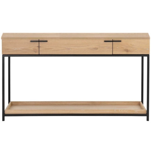 Rosso Console Table, Rustic Oak, 55"W