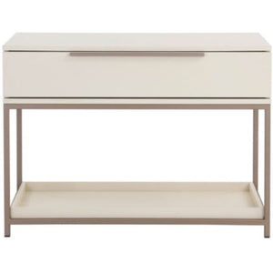 Rebel Large Nightstand, Champagne Gold/Cream