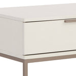 Rebel Large Nightstand, Champagne Gold/Cream