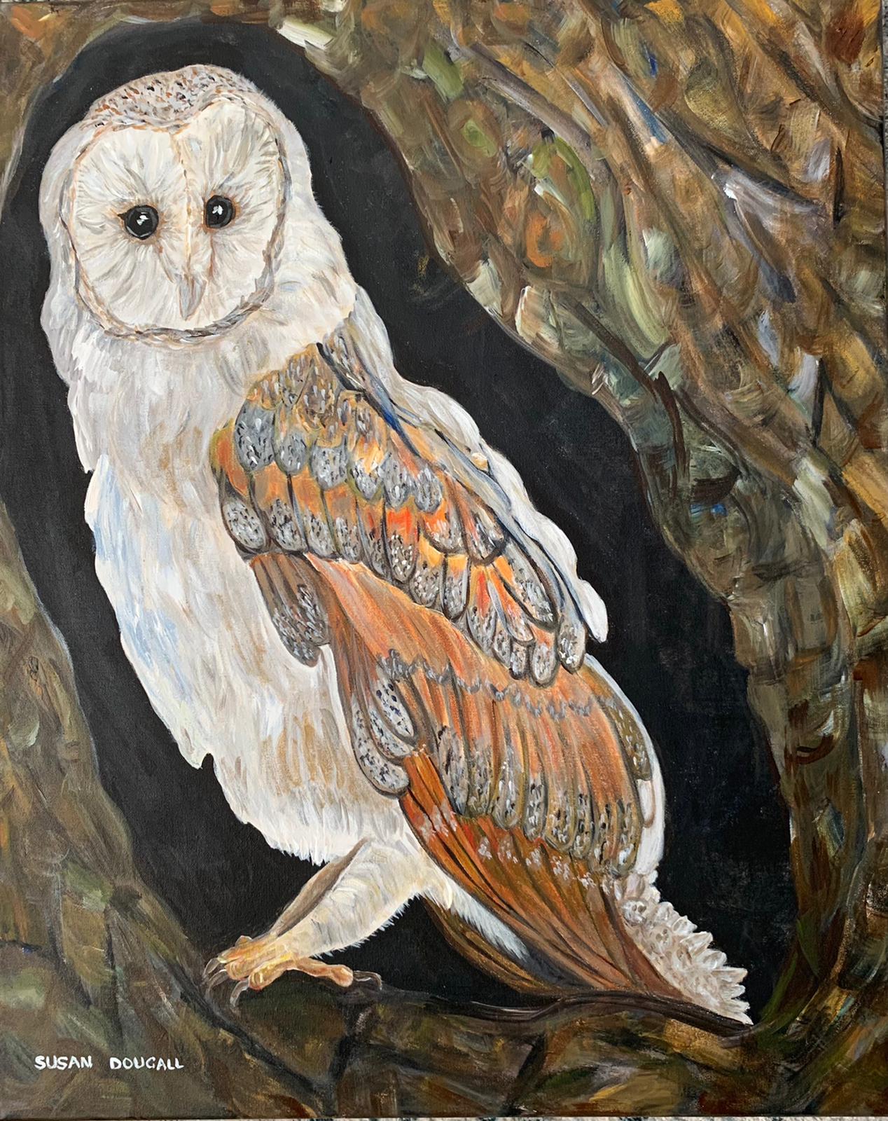 Owl, 24"L x 30"W