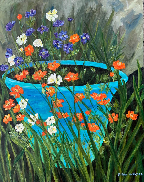 Flower, 24"L x 30"W