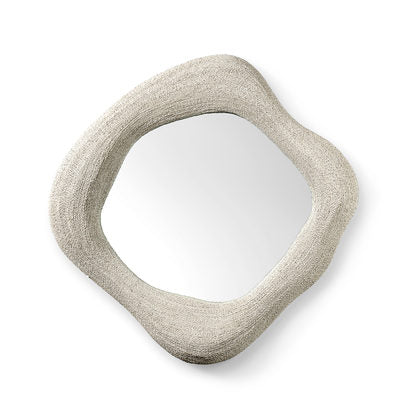 Jaden White Mirror, Large 46"w