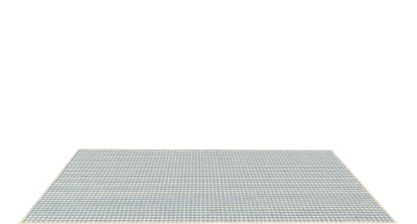 Pixel Woven Sisal / Wool Rug, Sky