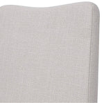 Delano Armless Chair Walnut w/ Protected Fabric Finish