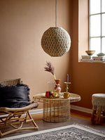 Round Hammered Metal Bowl-Gold Finish, 2 sizes
