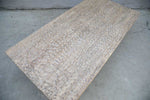 Demi Lune Wood Coffee Table, 64"L x 32"W x 17"H