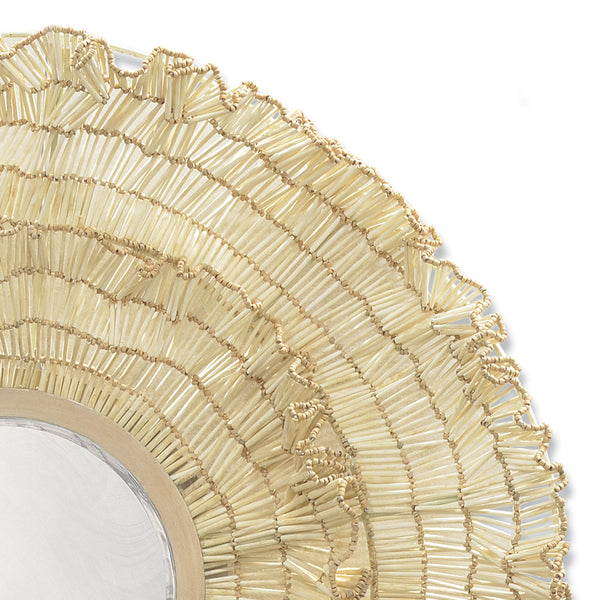 Coco Ruffle Mirror, 37"