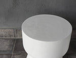 Ismaya Stool, Opaque White Finish