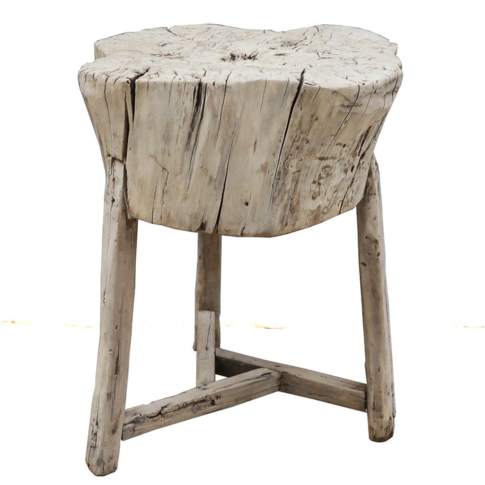 Butcher Block Side Table