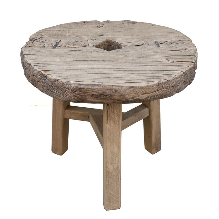 Wheel Side Table, 23"L x 23"W x  20"H
