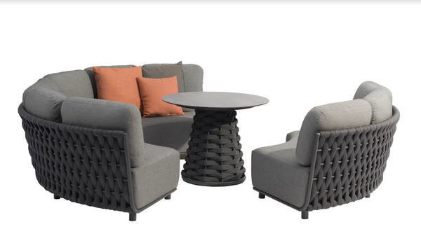 Hug Arc Corner Sofa with Optional Canopy