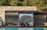 Hug Arc Corner Sofa with Optional Canopy