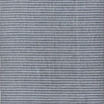 Anzaro Outdoor Rug, Charcoal / White Striped Performance Yarn