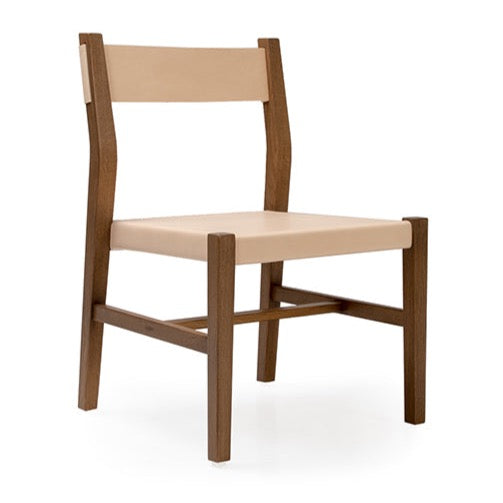 Kent Side Chair, Shiitake/Natural