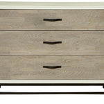 Spencer Dresser - Gray, 56"W x 18"D x 35"H