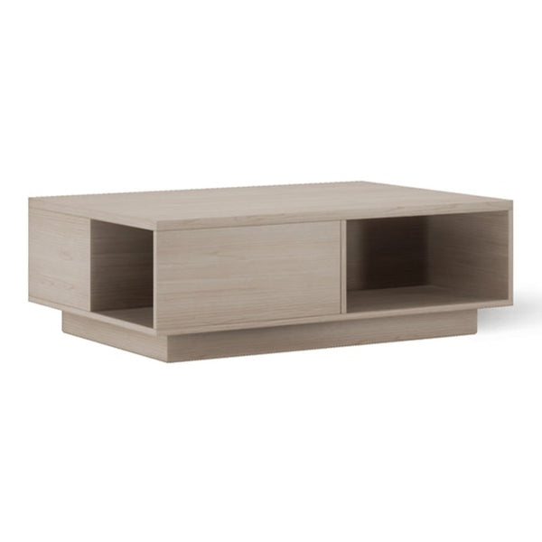 Papyrus Elm Cocktail Table, Dove, 48" x 32"