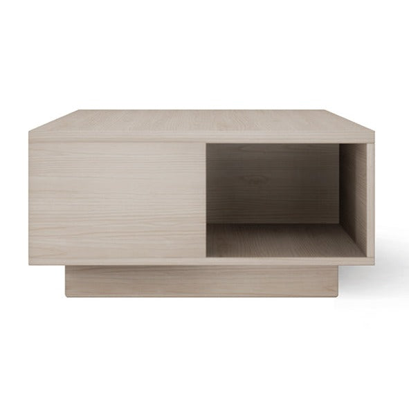Papyrus Elm Cocktail Table, Dove, 48" x 32"