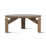 Mesa 32" Round Coffee Table, Shiitake