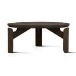 Mesa 32" Round Coffee Table, Ebony