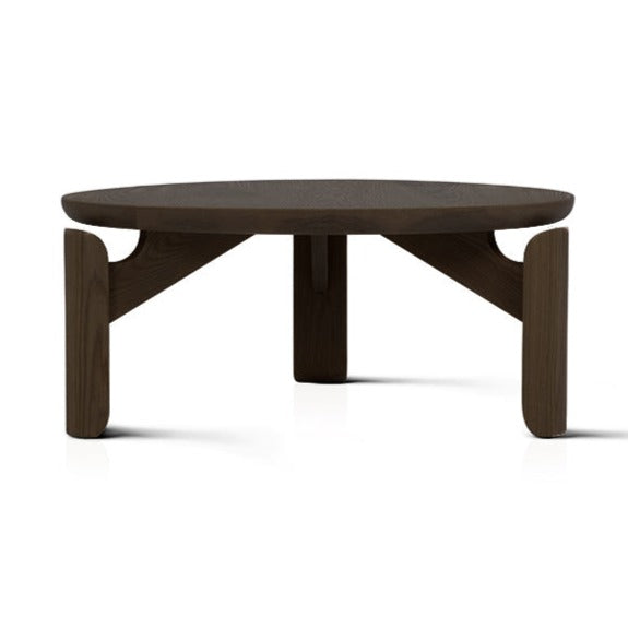 Mesa 32" Round Coffee Table, Ebony