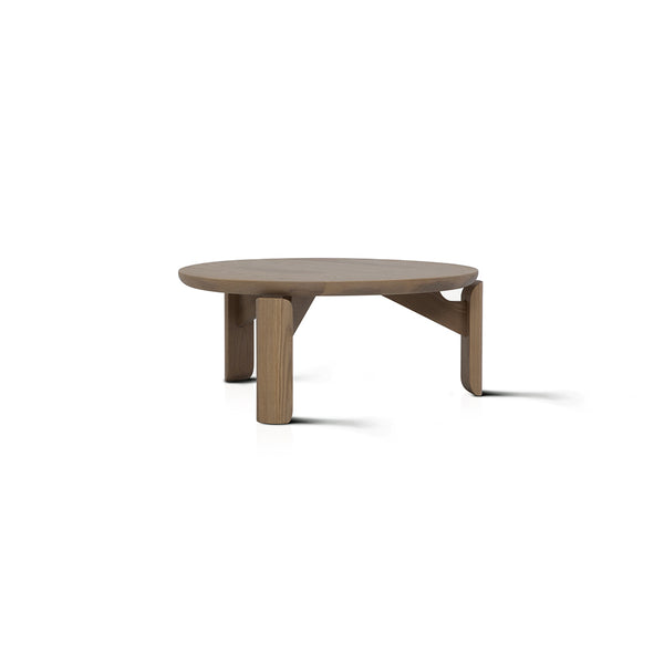 Mesa 32" Round Coffee Table, Shiitake