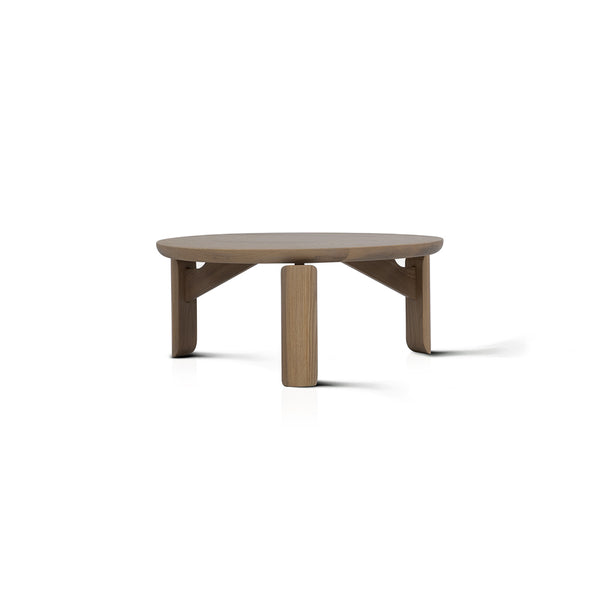 Mesa 32" Round Coffee Table, Shiitake