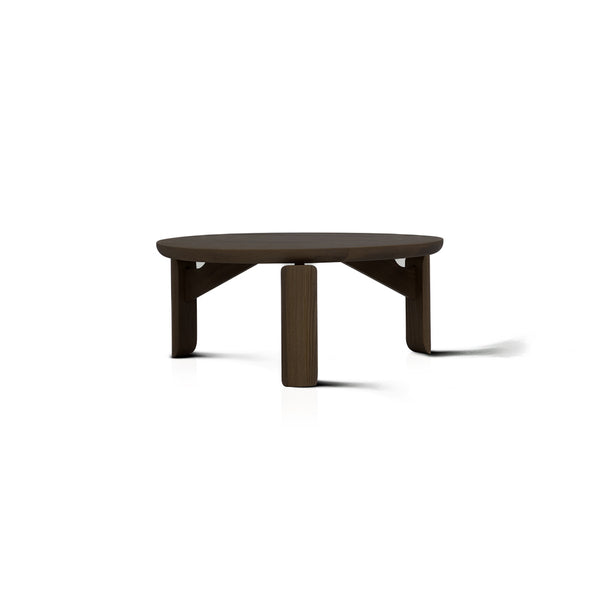 Mesa 32" Round Coffee Table, Ebony